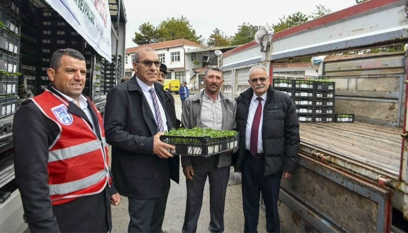 Ankara'da 357 üreticiye Erkenci Sebze Fidesi dağıtıldı