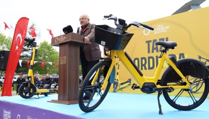 Ordu’da Elektirikli Skuter Ve Bisiklet Dönemi Başladı