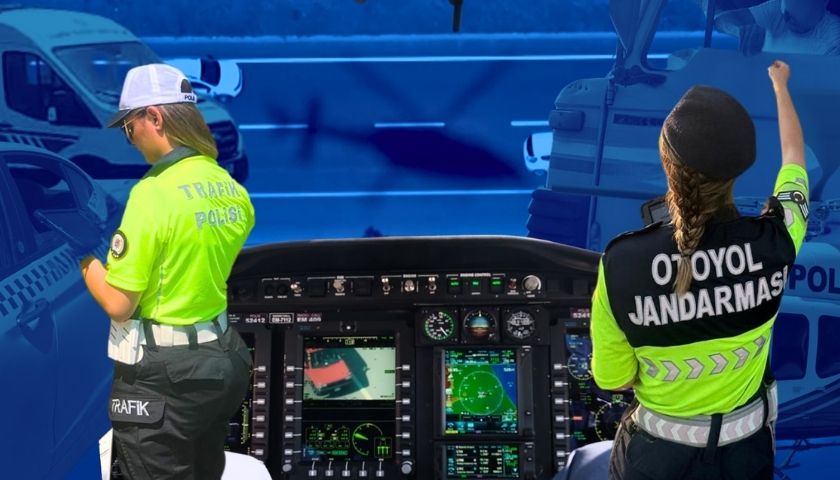 Helikopter ve Drone ile Trafik Denetimlerinde Rekor Uygulama