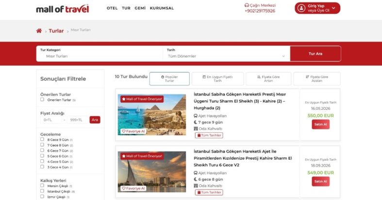 mısır balayı turları